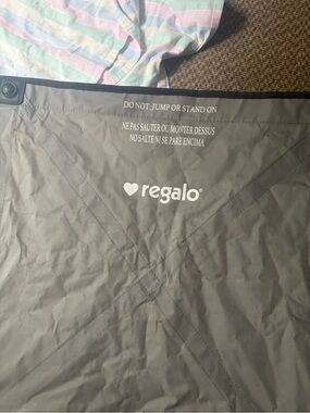 Regalo Gray Portable Cot - Durable Travel-Friendly